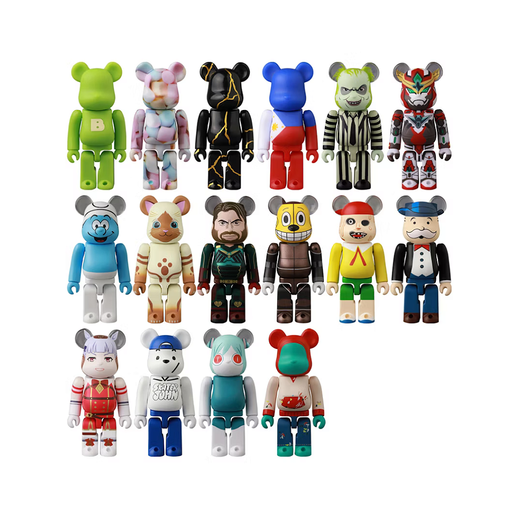 MEDICOM TOY - Boneco Bearbrick 100% Series 49 Blind Box -NOVO