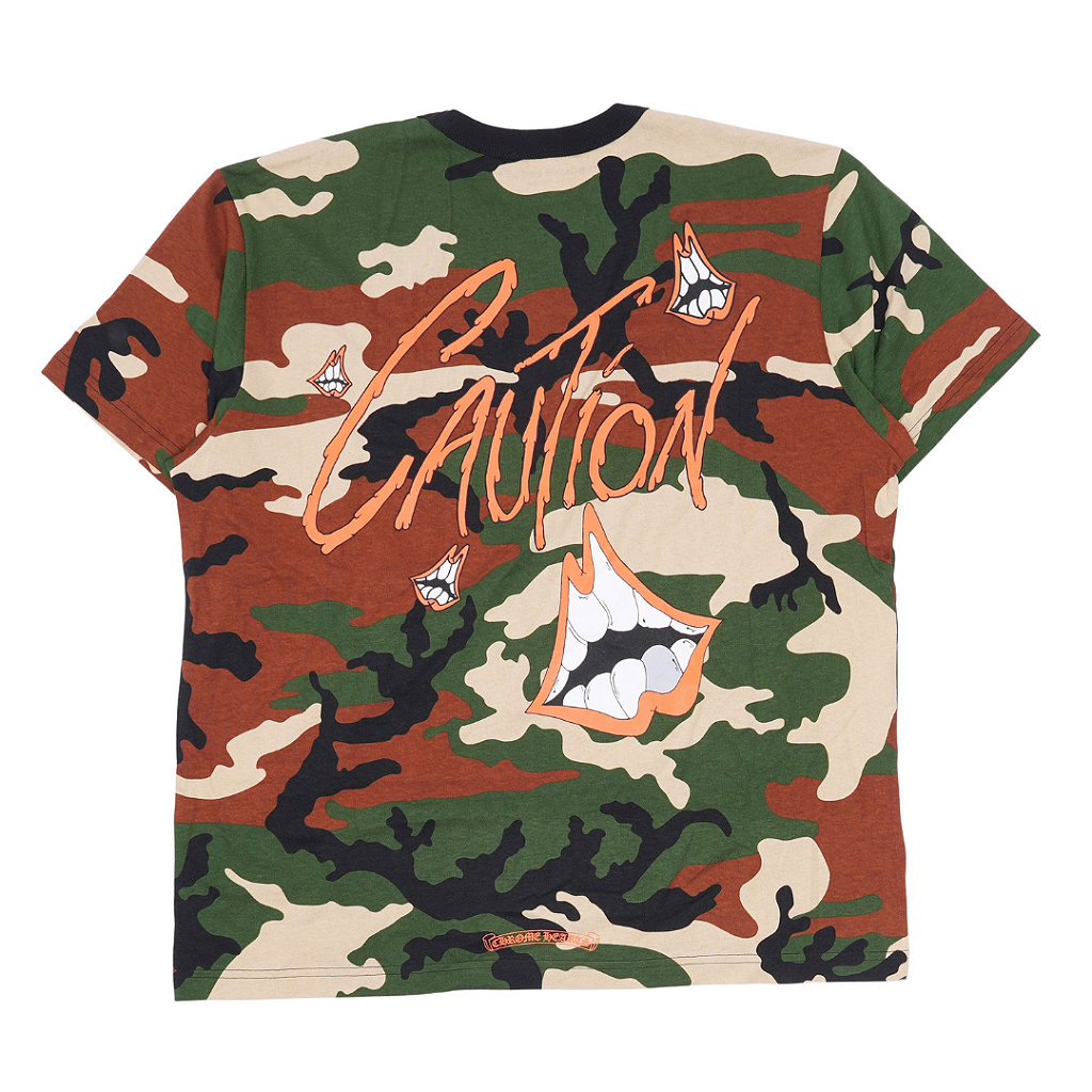 アイドル Chrome Hearts Matty Boy PURRELLE CHROME HEARTS - Camiseta Matty Boy Caution 
