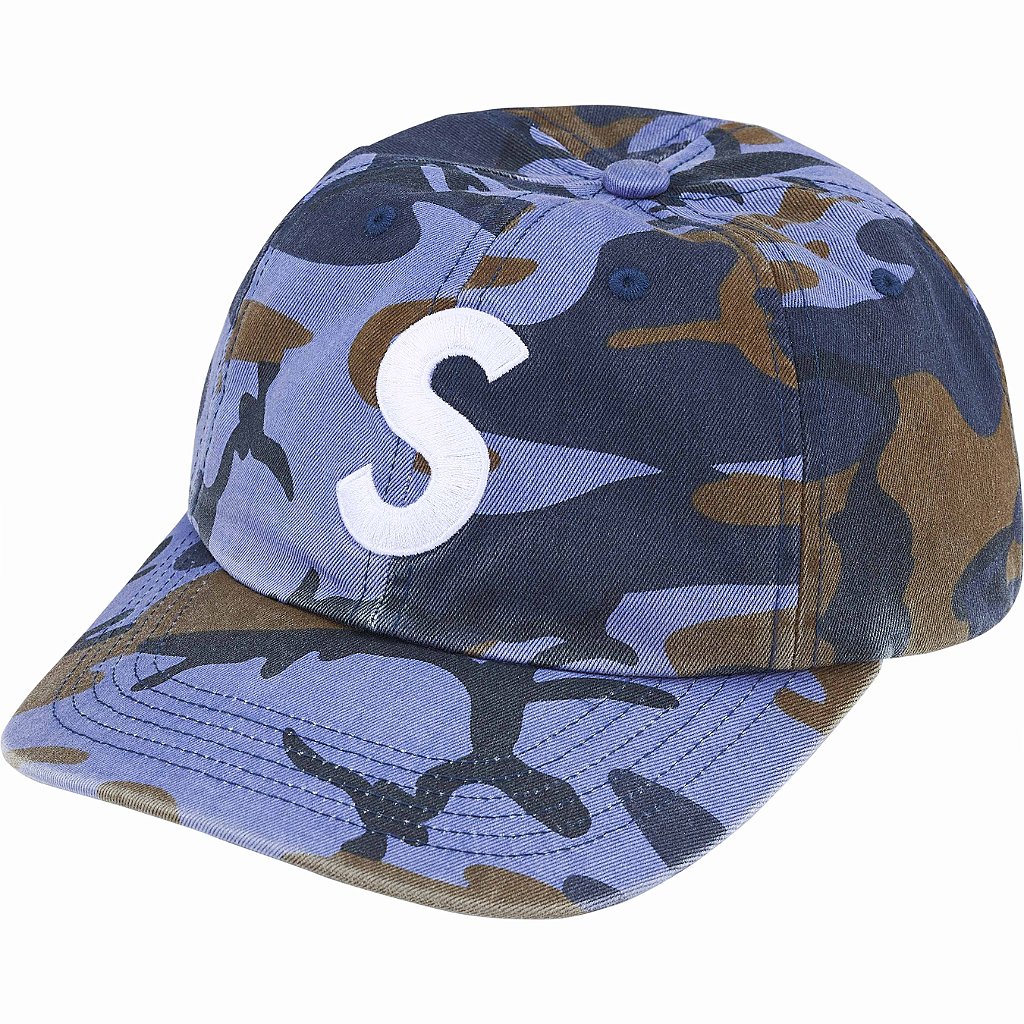 SUPREME - Boné 6-Panel Pigment Coated S Logo SS25 