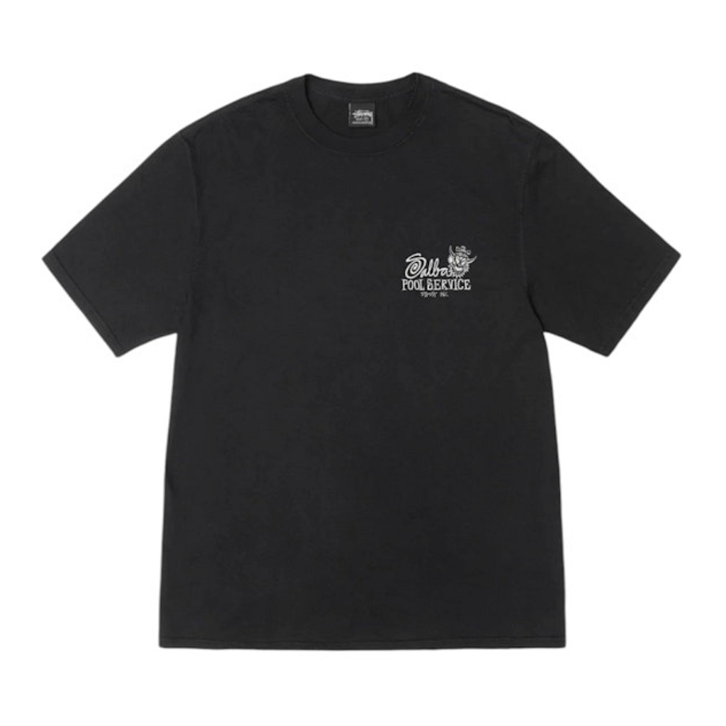 STUSSY - Camiseta Pool Service Pigment Dyed 