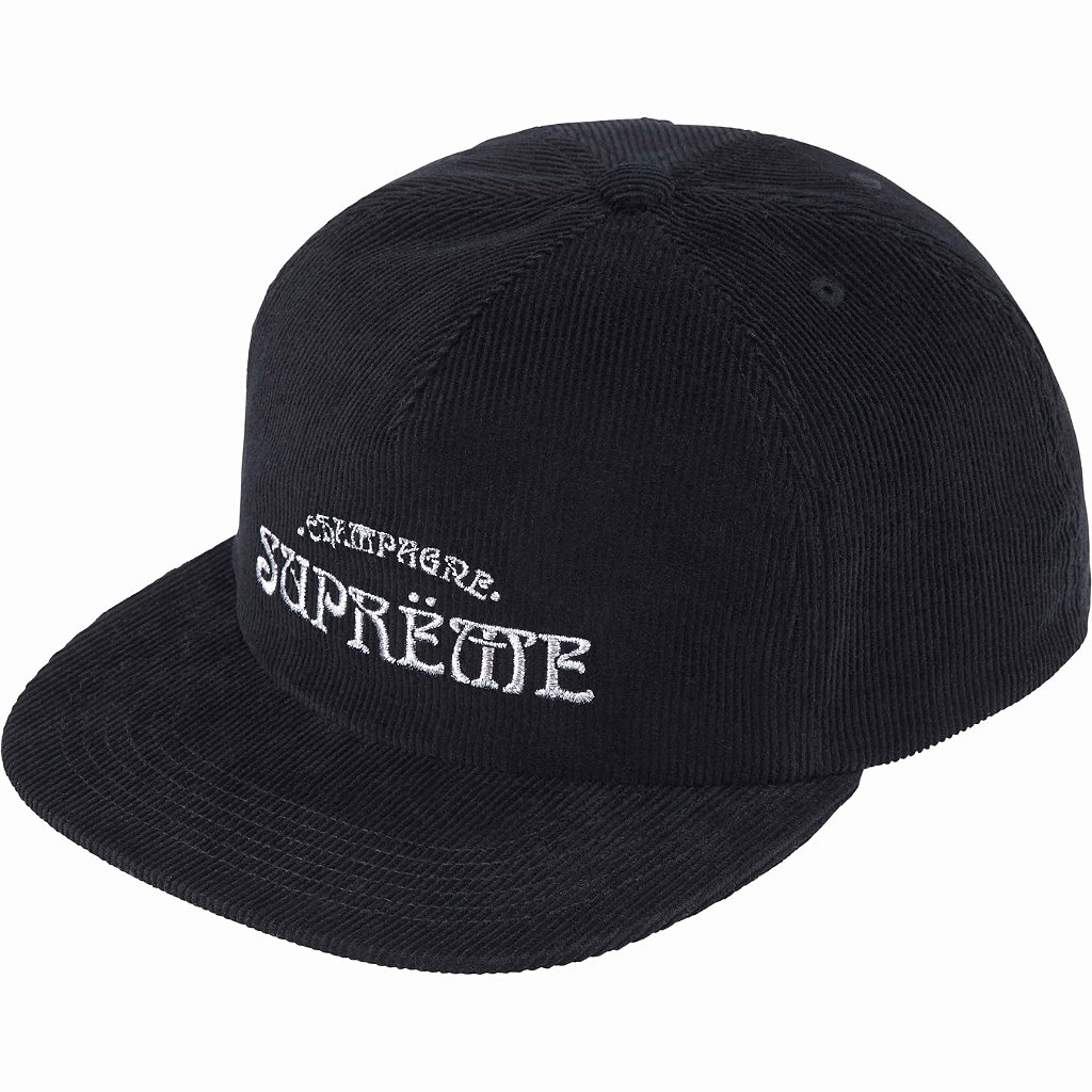 SUPREME - Boné Champagne Corduroy 5-Panel 