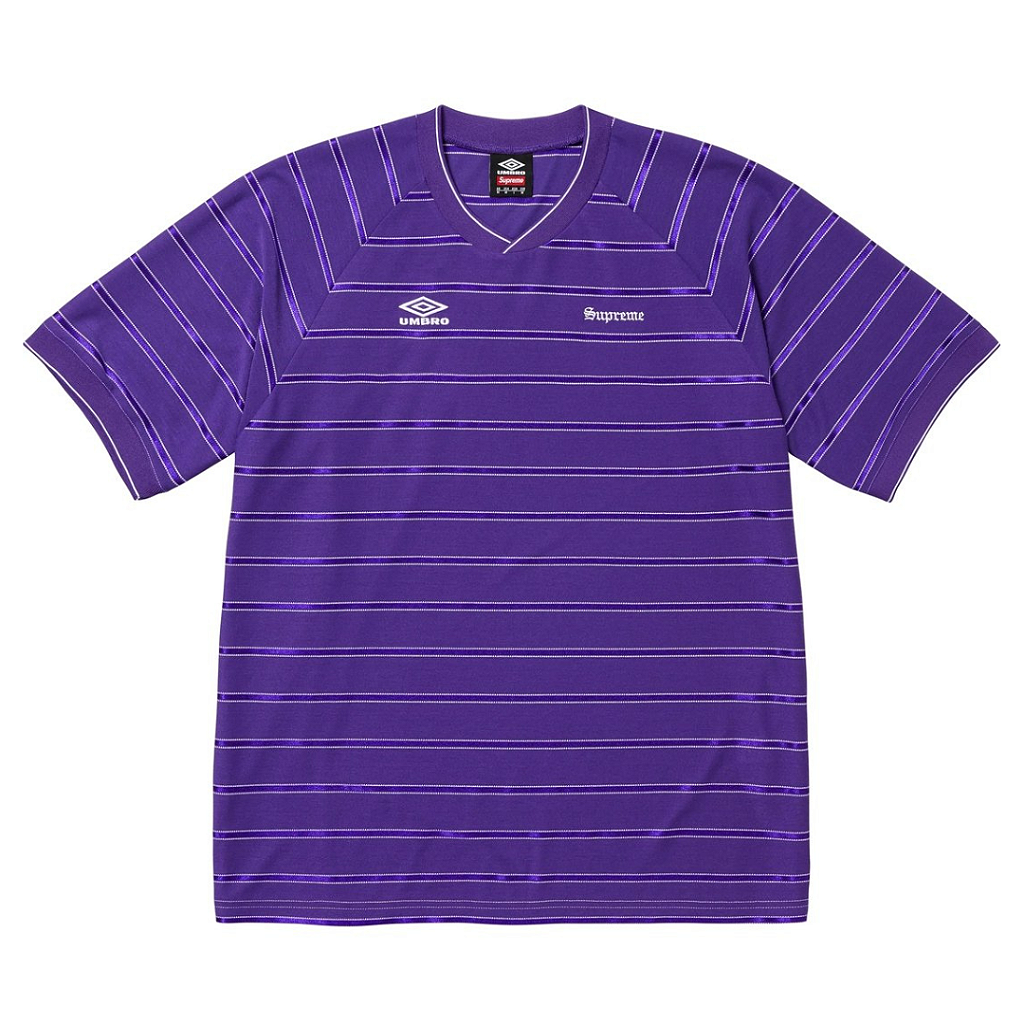 SUPREME X UMBRO - Camiseta Jersey Stripe Soccer 