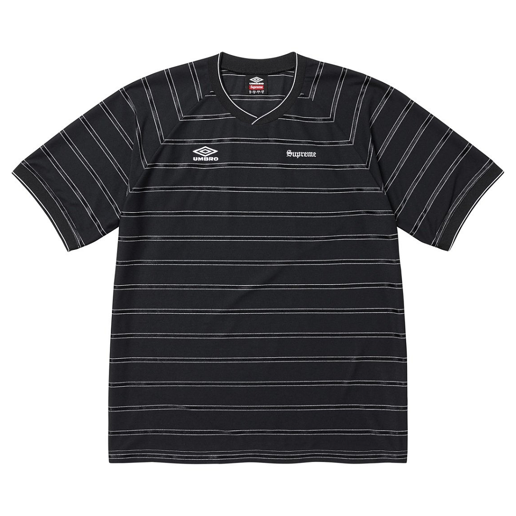 SUPREME X UMBRO - Camiseta Jersey Stripe Soccer 