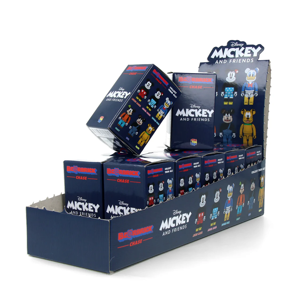 MEDICOM TOY - Boneco Bearbrick Chase Disney Mickey Mouse & Friends