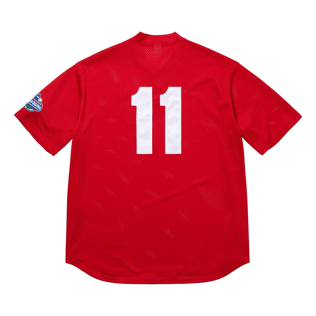 SUPREME - Camisa Jersey S Logo Baseball Henley 