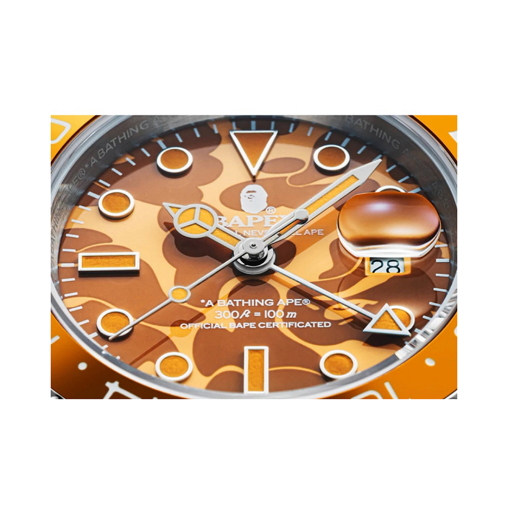 BAPE - Relógio A Bathing Ape Type 2 Color Camo Bapex 
