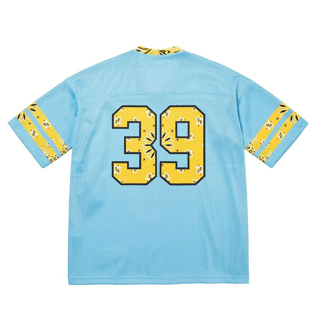 Supreme Bandana Football Jersey 39ロゴ L SUPREME - Camisa Jersey Bandana Football 