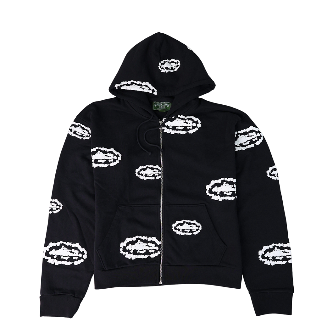 CORTEIZ x DENIM TEARS - Moletom Cotton Wreath Zip 
