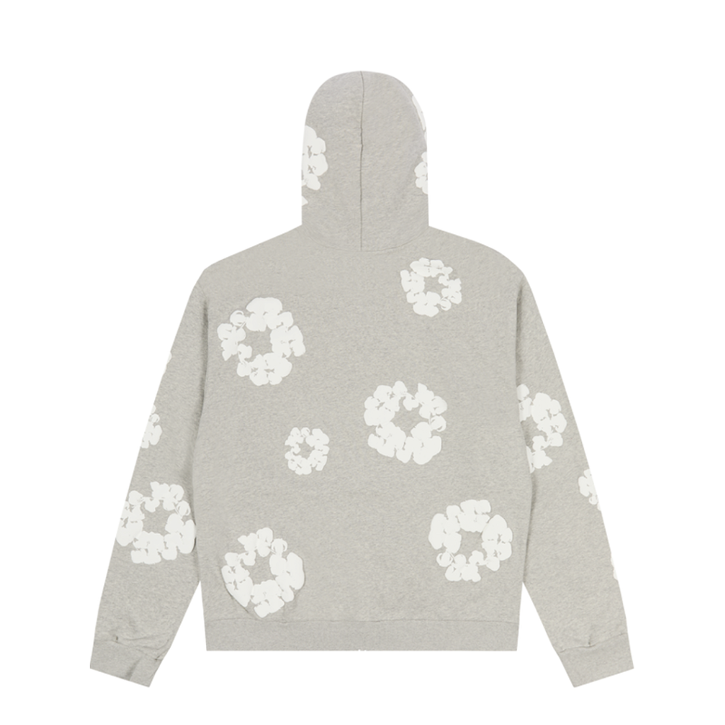 DENIM TEARS - Moletom Cotton Wreath Zip 
