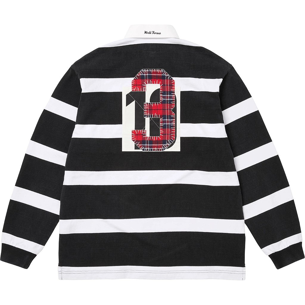 SUPREME - Camiseta Manga Longa Stripe Rugby FW25 