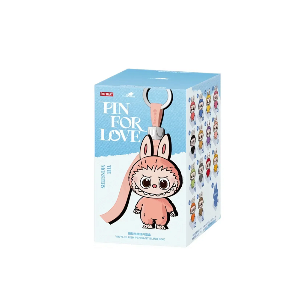 POP MART - Labubu The Monsters Pin For Love Series Vinyl Plush