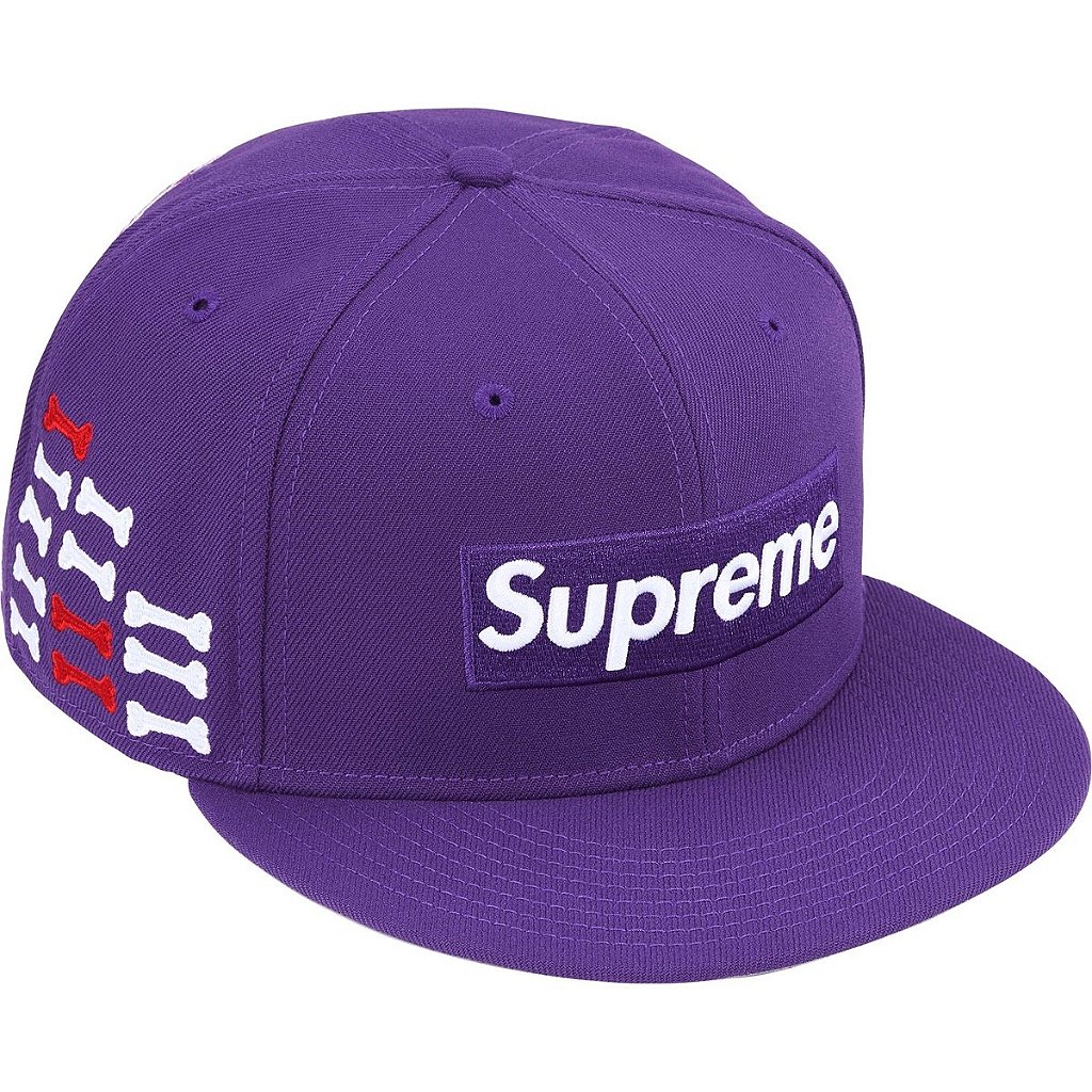 SUPREME x NEW ERA - Boné Box Logo Bones FW25 