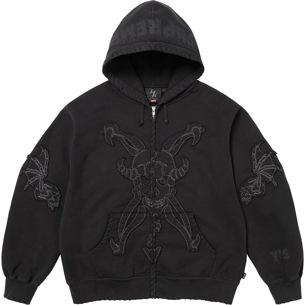 SUPREME x YOHJI YAMAMOTO - Moletom Zip Up SUPREME x YOHJI YAMAMOTO - Moletom Zip Up