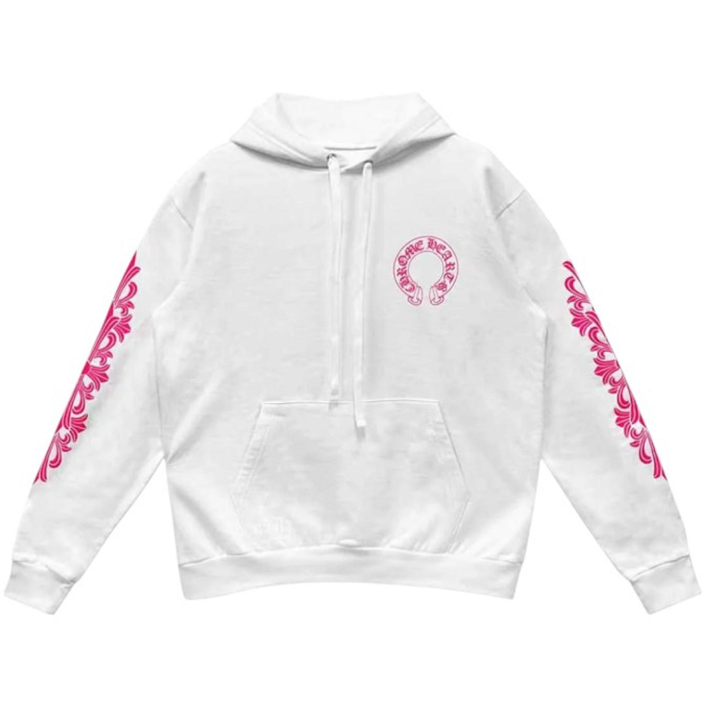 専用 Chrome Hearts Horseshoe Floral Fleece CHROME HEARTS - Moletom Horseshoe Floral 