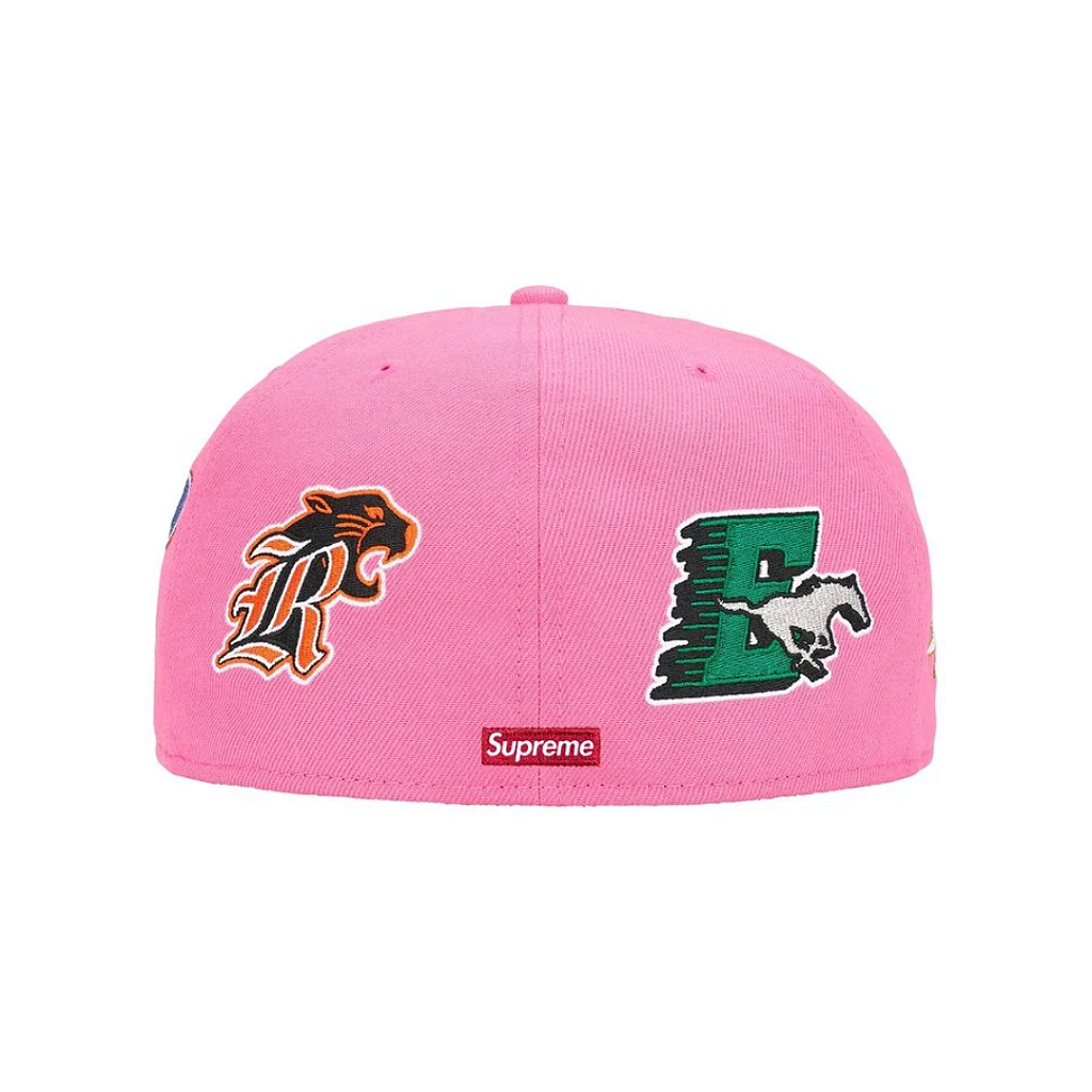 帽子 SUPREME Pink S Logo Cap SUPREME x NEW ERA - Boné Mascot S Logo 
