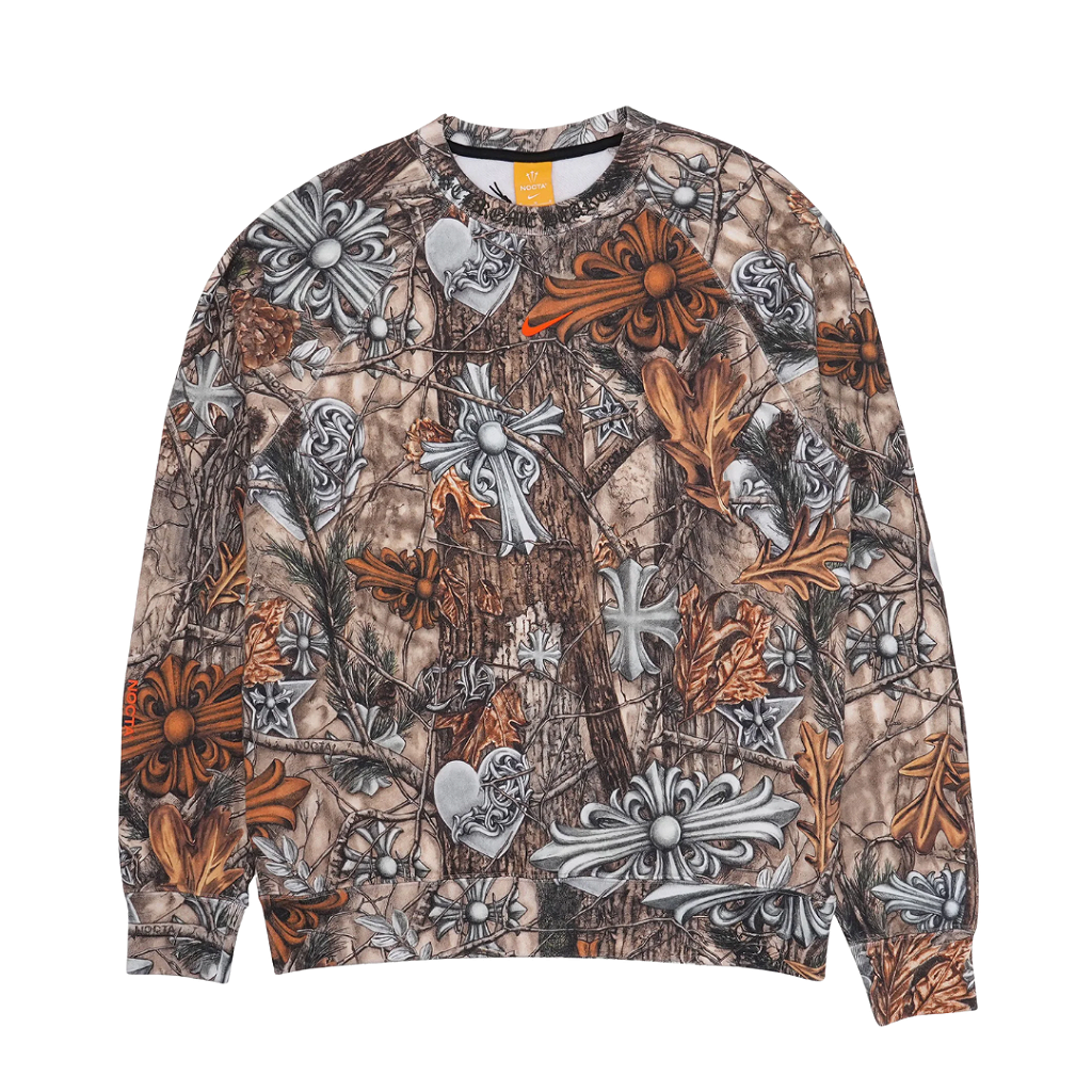 CHROME HEARTS x NIKE x NOCTA - Moletom Crewneck 