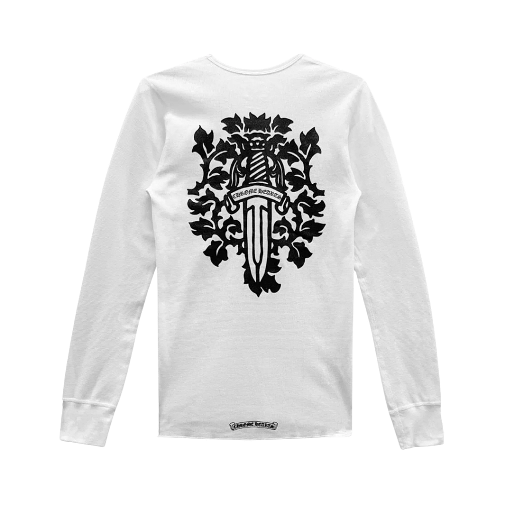 CHROME HEARTS - Camiseta Manga Longa Thermal Dagger 