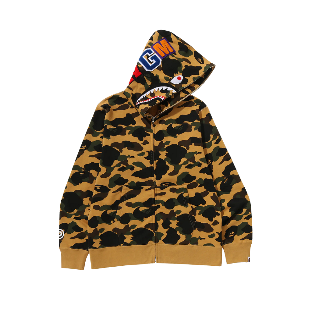 BAPE - Moletom 1st Camo Shark Full Zip 