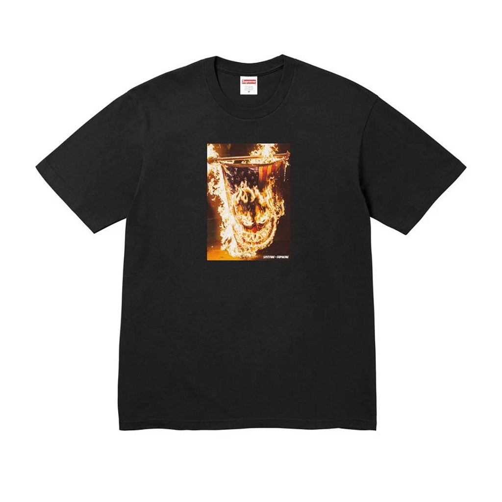 SUPREME x SPITFIRE - Camiseta Flag 