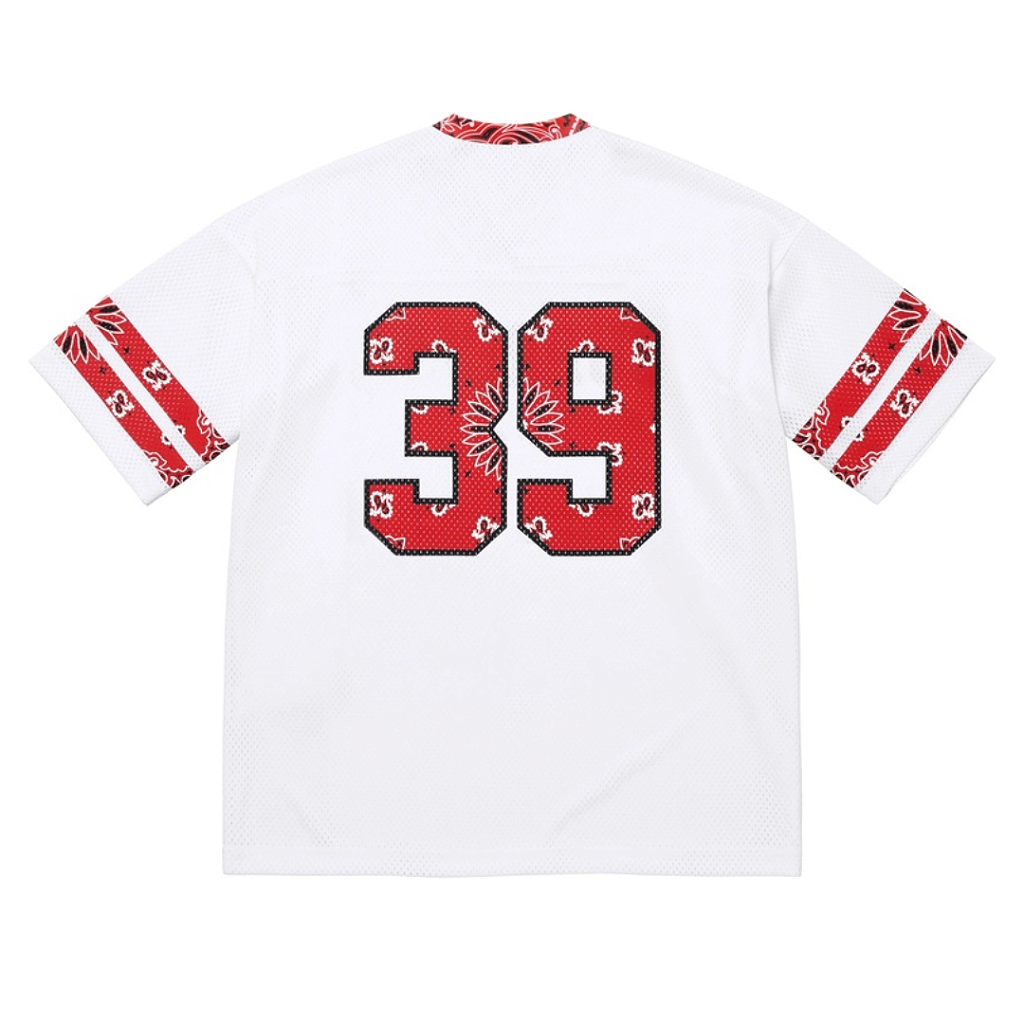 SUPREME - Camiseta Bandana Football Jersey 