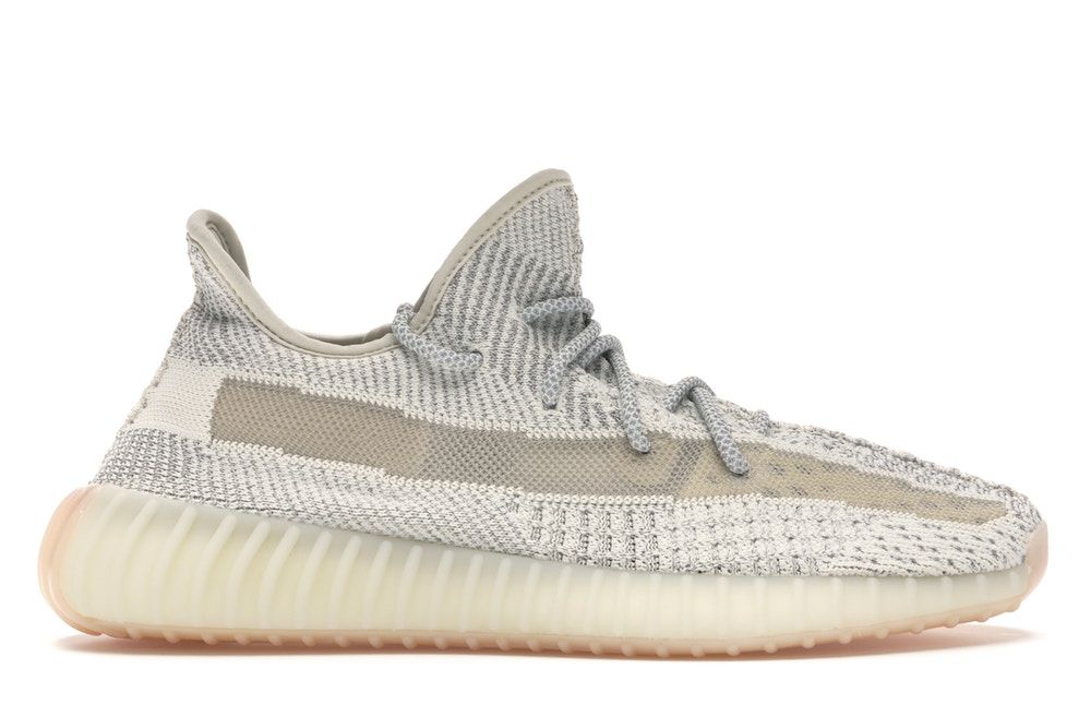 yeezy branco refletivo