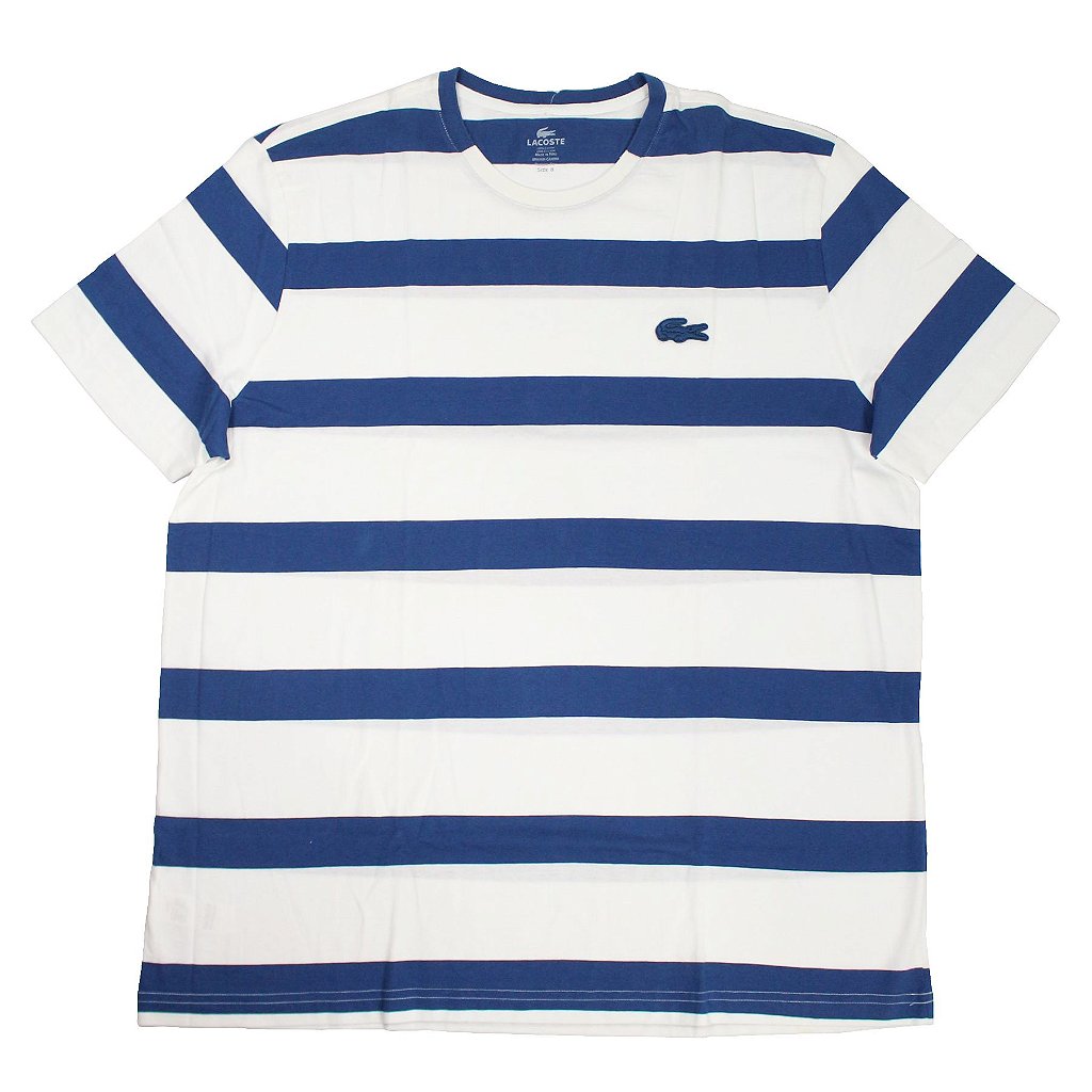 LACOSTE - Camiseta Stripes 
