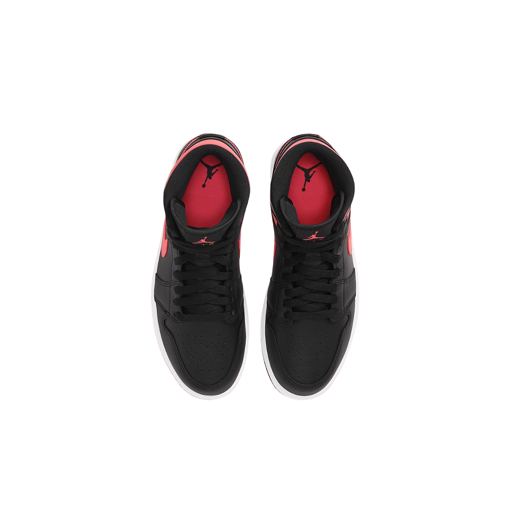 NIKE AIR JORDAN 1 MID 29cm ブラック/レッド Tênis Nike Air Jordan 1 Mid Vermelho/Preto | Zivē Club