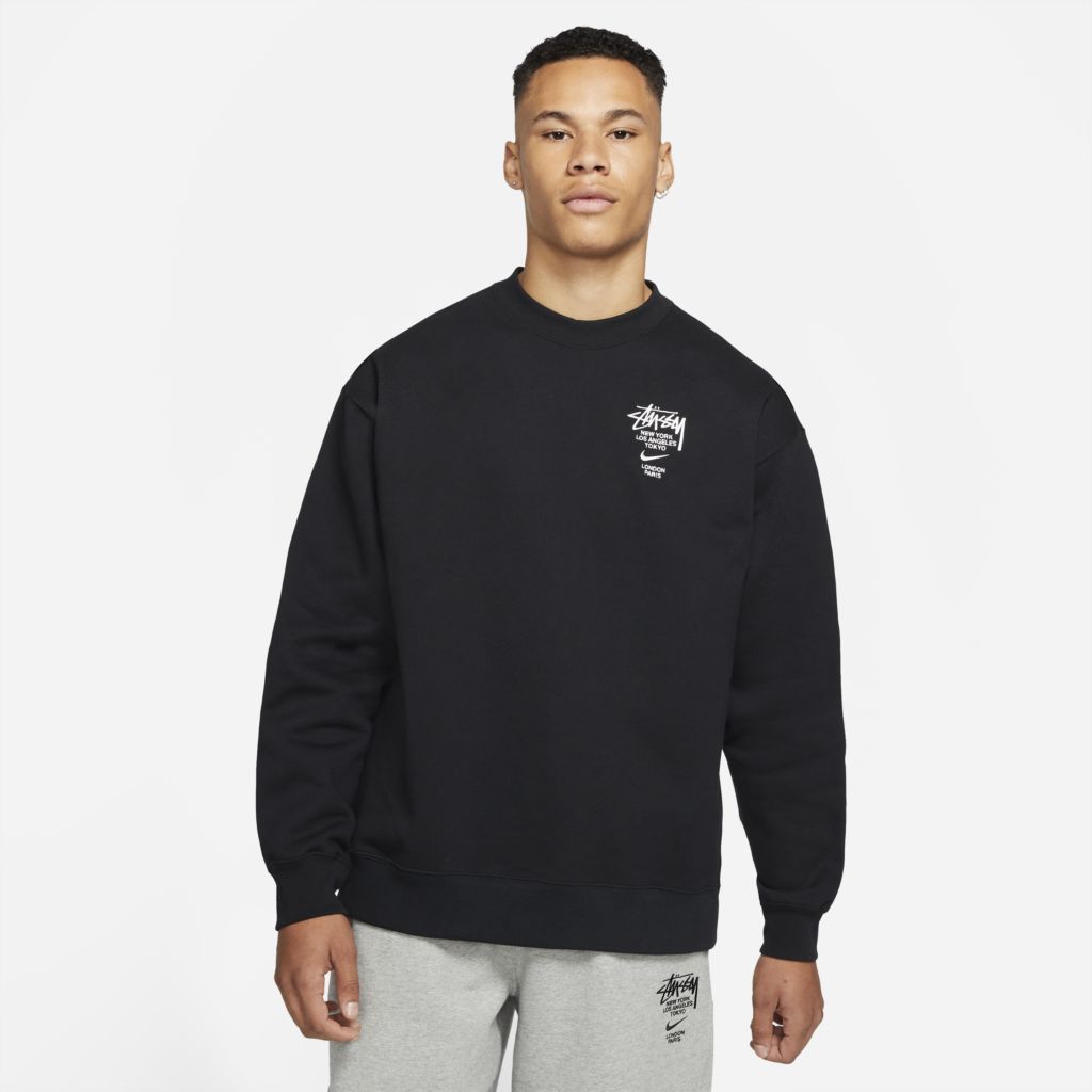 felpa stussy nera