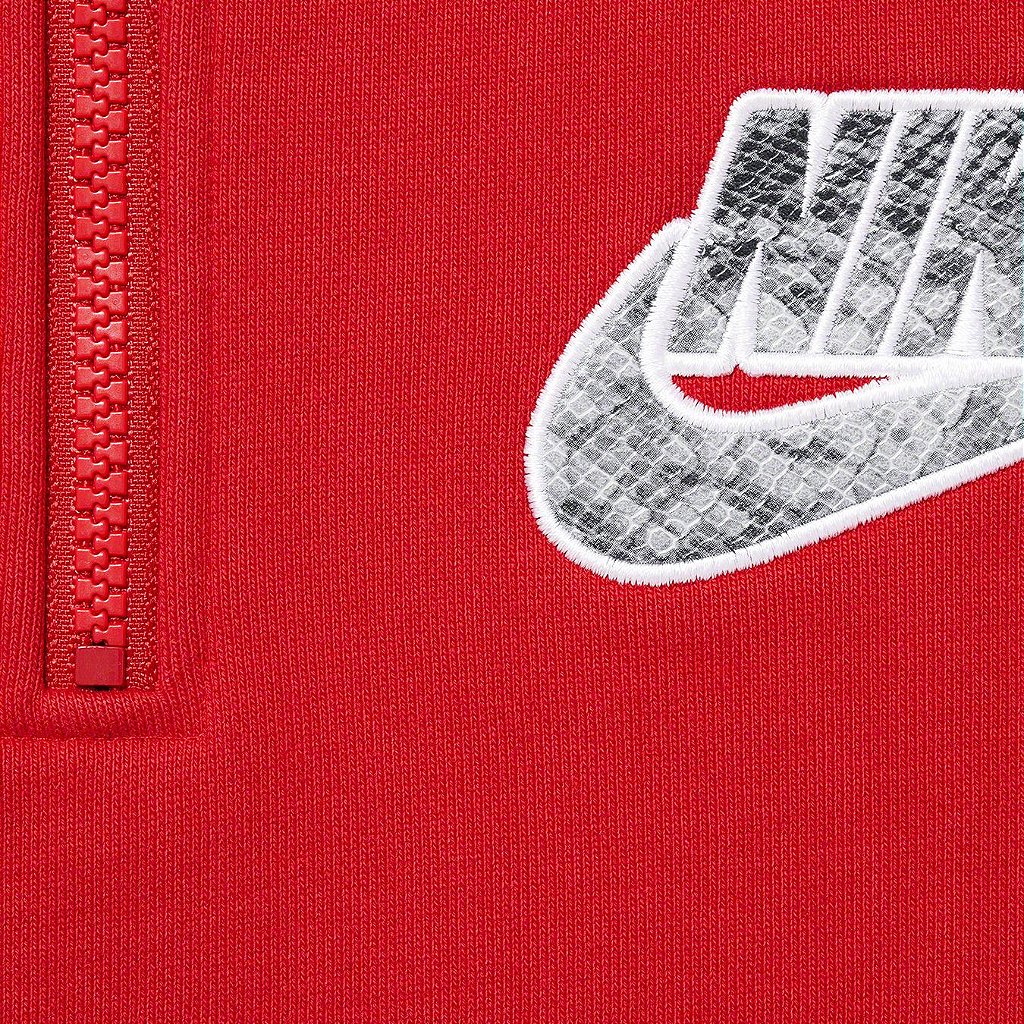 nike supreme half zip moletom com capuz