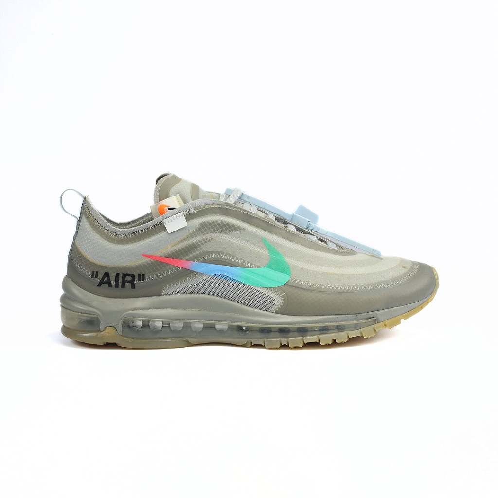 NIKE x OFF-WHITE - Air Max 97 White-Menta -USADO- - Pineapple Co. | 100%  Autentico | Itens Exclusivos e Limitados.