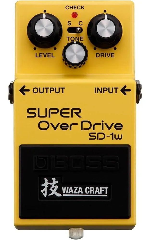 ギター BOSS WAZA CRAFT SUPER OverDrive SD-1W Pedal Super Overdrive Waza Craft Sd-1w - Music Net
