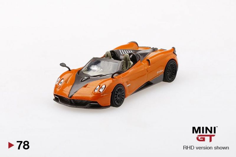 Pagani Huayra Roadster Arancio Saint Tropez USA Exclusive 1:64