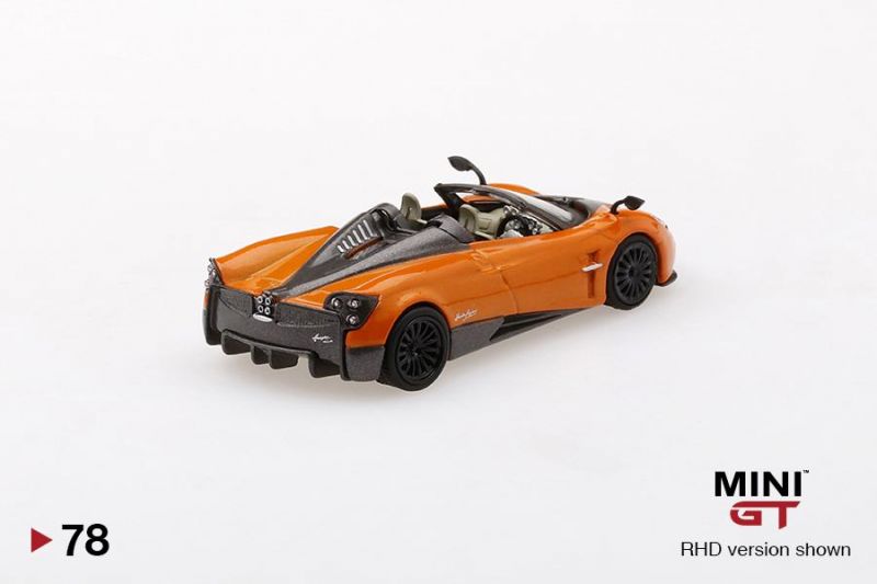 Pagani Huayra Roadster Arancio Saint Tropez USA Exclusive 1:64