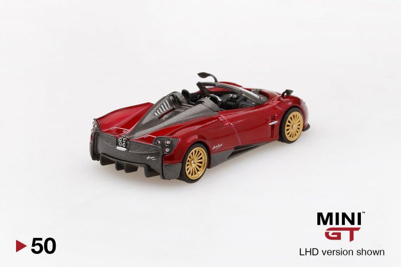 Pagani Huayra Roadster USA Exclusive 1:64 Mini GT Vermelho - 20