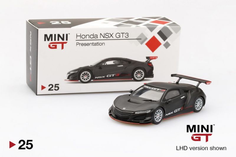 Honda NSX GT3 Presentation Exclusive 1:64 Mini GT Fosco - 20 anos