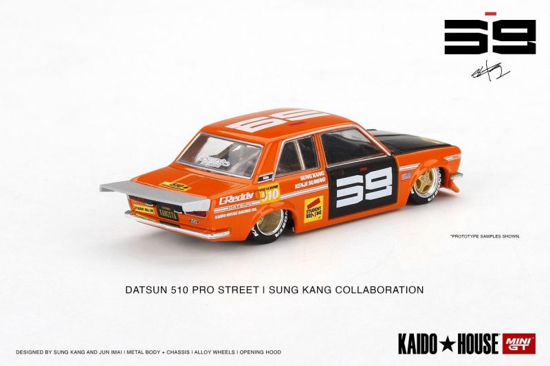Kaido House Nissan 510 Pro Street シークレット Kaido House Datsun 510 Pro Street Edição Aniversario #138 Cor Azul