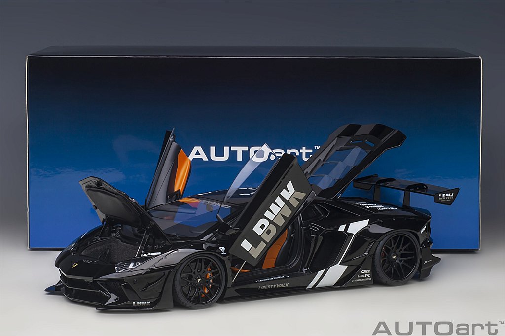 Lamborghini Aventador Limited Edition LB-Works 1:18 Autoart Preto