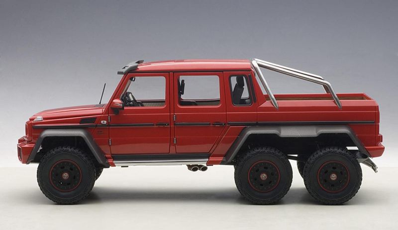 Mercedes Benz G63 AMG 6x6 1:18 Autoart Vermelho - 20 anos! Loja on