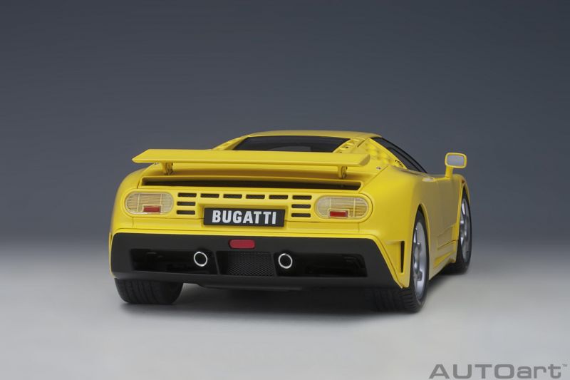 Bugatti EB110 SS 1:18 Autoart Amarelo - 20 anos! Loja on-line de