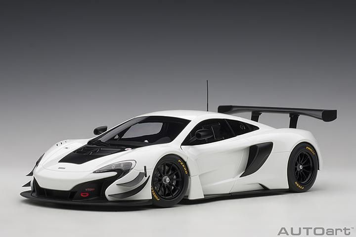1/18 McLaren / マクラーレン 650S GT3 ホワイト McLaren 650S GT3 1:18 Autoart Branco - 19 anos! Loja on-line