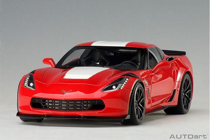 No94 ミニカー1/18 Chevrolet Corvette Sport Chevrolet Corvette Grand Sport 1:18 Autoart Vermelho - 20 anos