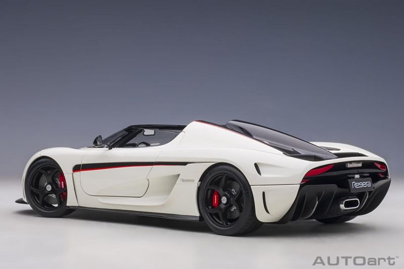 Koenigsegg Regera 1:18 Autoart Branco - 20 anos! Loja on-line de