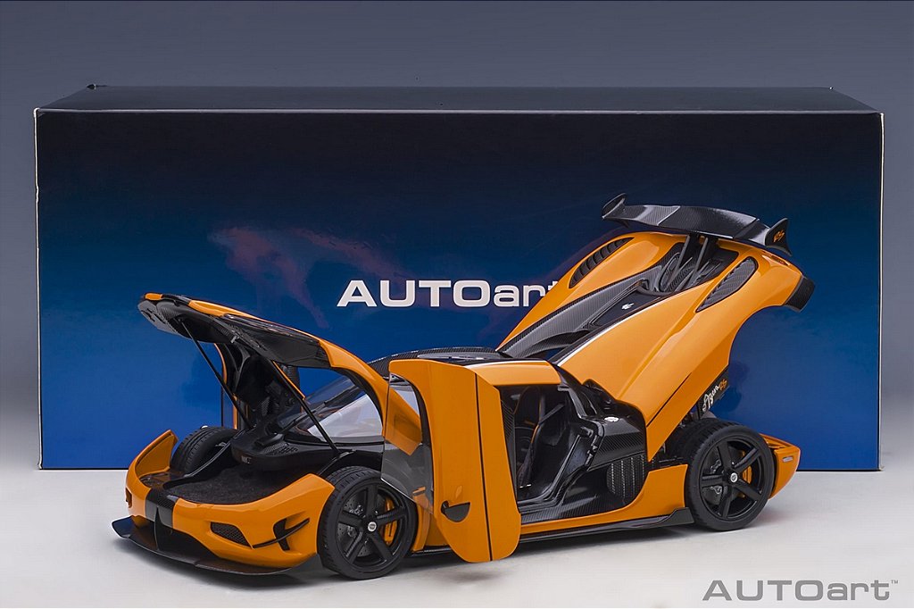 ミニカー Koenigsegg Agera R 1/18 frontiart Koenigsegg Agera S Hundra (Carbon Gold) 1/18 FrontiArt F171-156