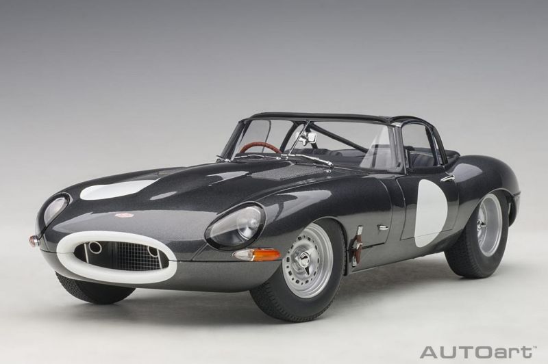 Jaguar Lightweight E-Type 1:18 Autoart Cinza - 19 anos! Loja on