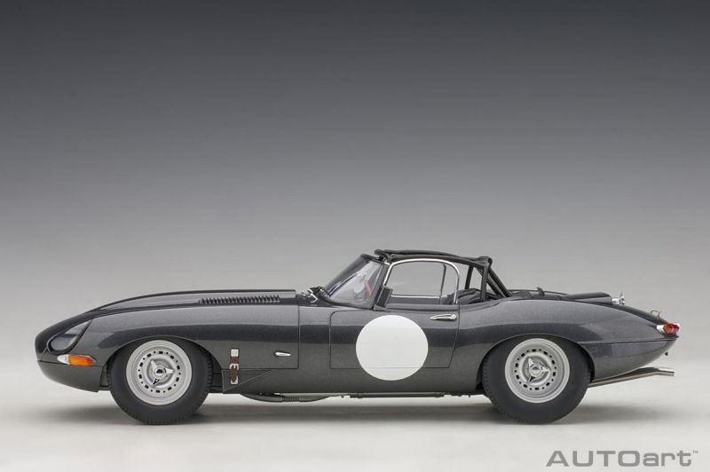 Jaguar Lightweight E-Type 1:18 Autoart Cinza - 20 anos! Loja on