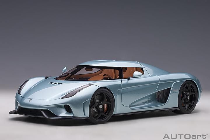 オートアート　1/18 Koenigsegg Regera Koenigsegg Regera 1:18 Autoart Azul - 20 anos! Loja on-line de