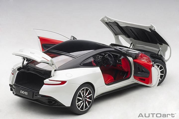 Aston Martin DB11 1:18 Autoart Branco - 19 anos! Loja on-line de