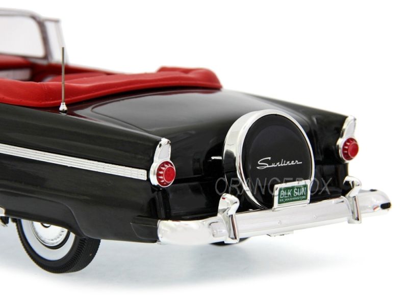 1956 Ford Sunliner 2台セット　1/18スケール Ford Sunliner 1956 Conversível Autoworld 1:18 Preto - 20 anos