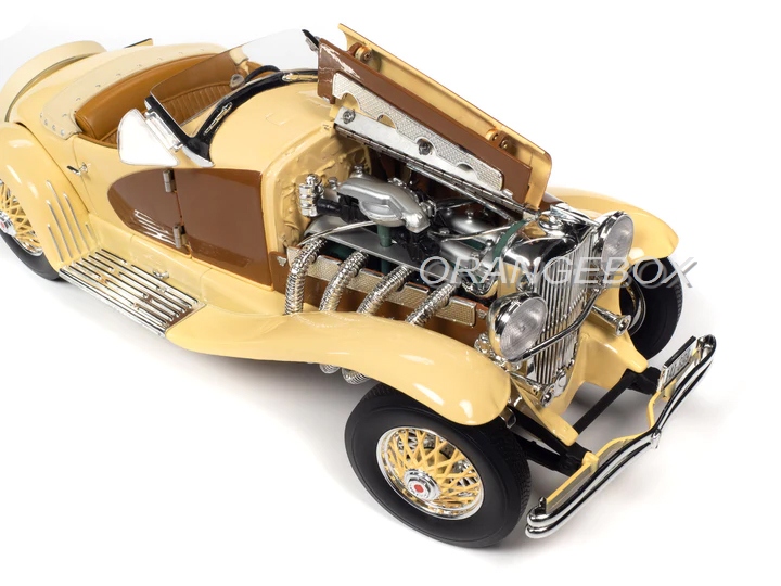 Duesenberg SSJ Speedster 1935 1:18 Autoworld Creme - 20 anos! Loja