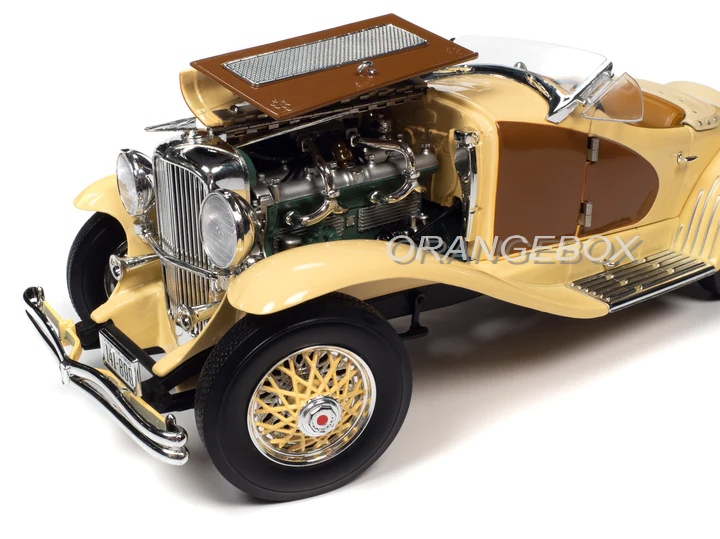 Duesenberg SSJ Speedster 1935 1:18 Autoworld Creme - 20 anos! Loja